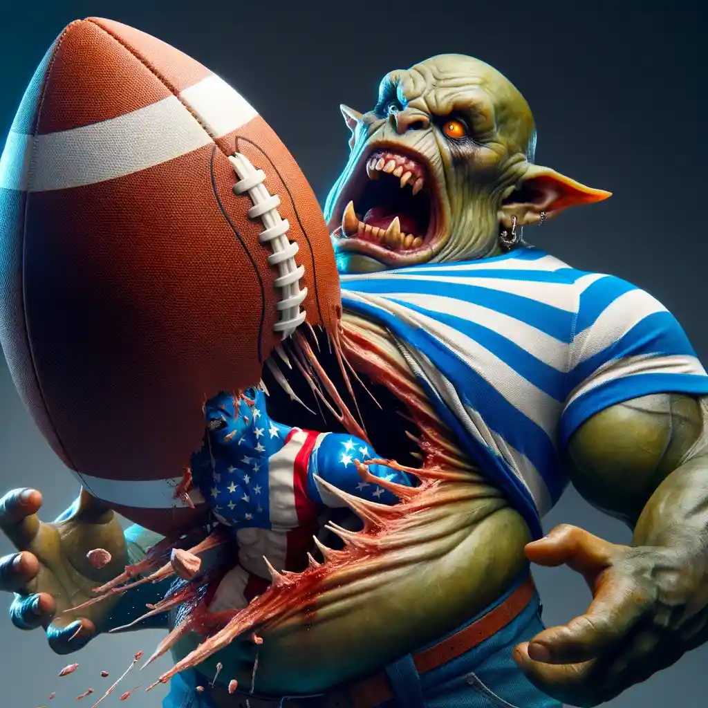 Орк играл с пипидроном в американский футбол