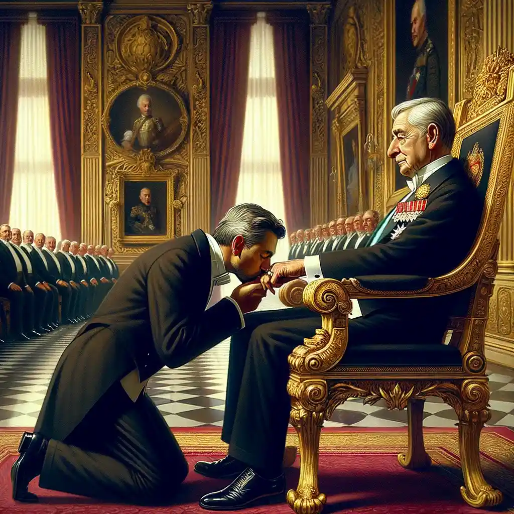 Начался процесс целования перстня босса