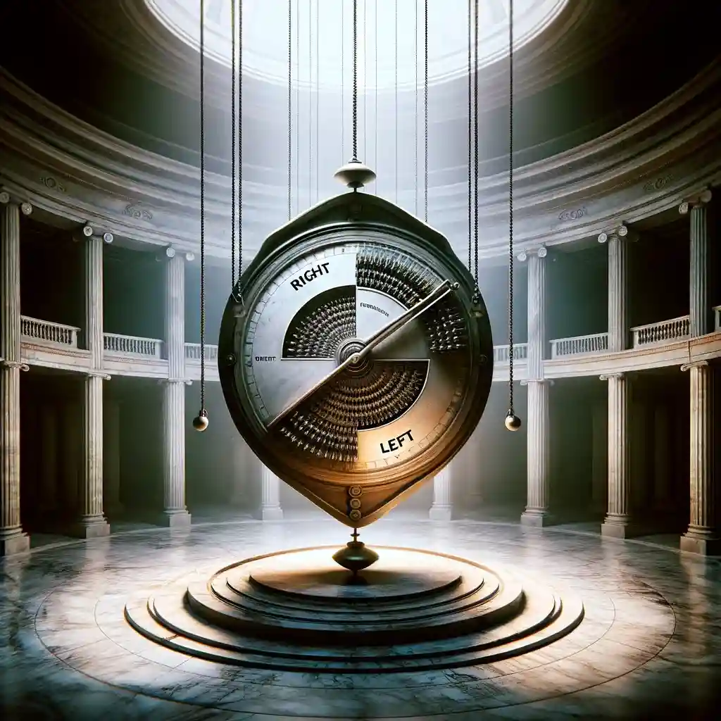 Новая траектория маятника.