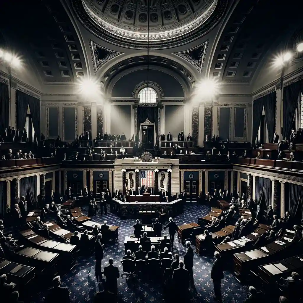 Путь пакета помощи через Сенат