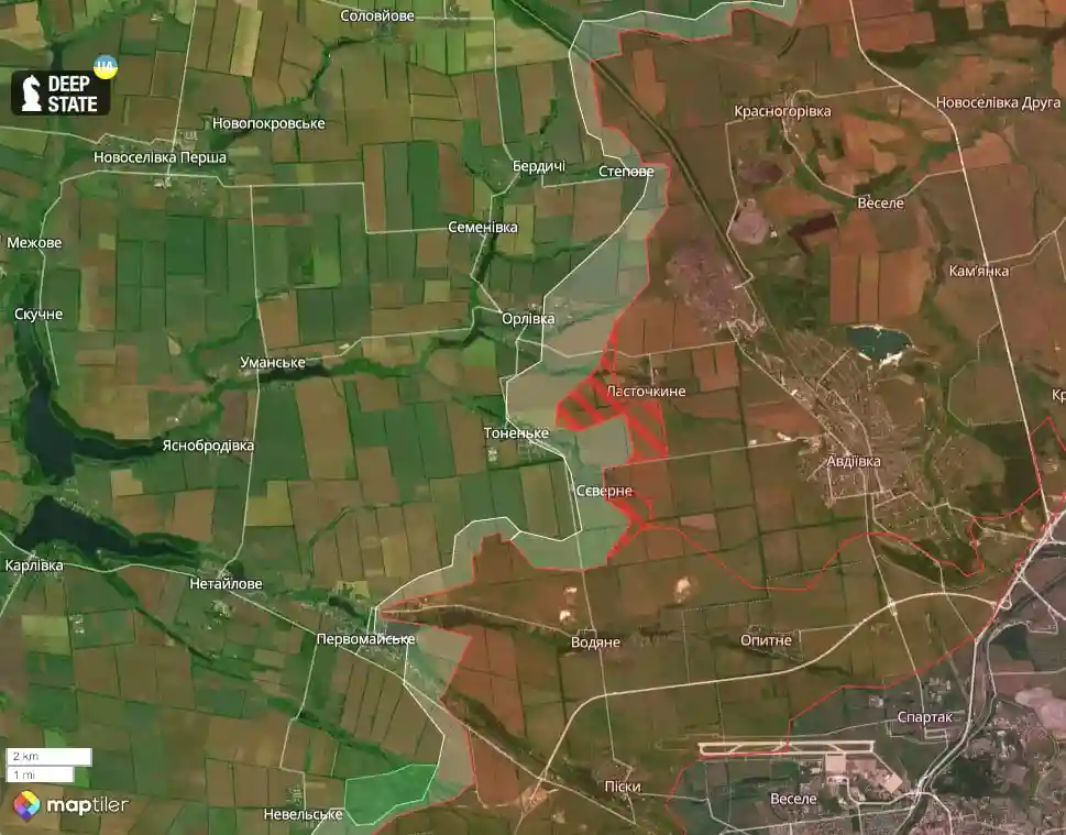 Где могут быть линии обороны Авдеевки?