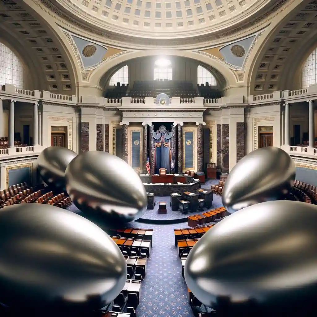 Выступление Байдена и яйца Сената.