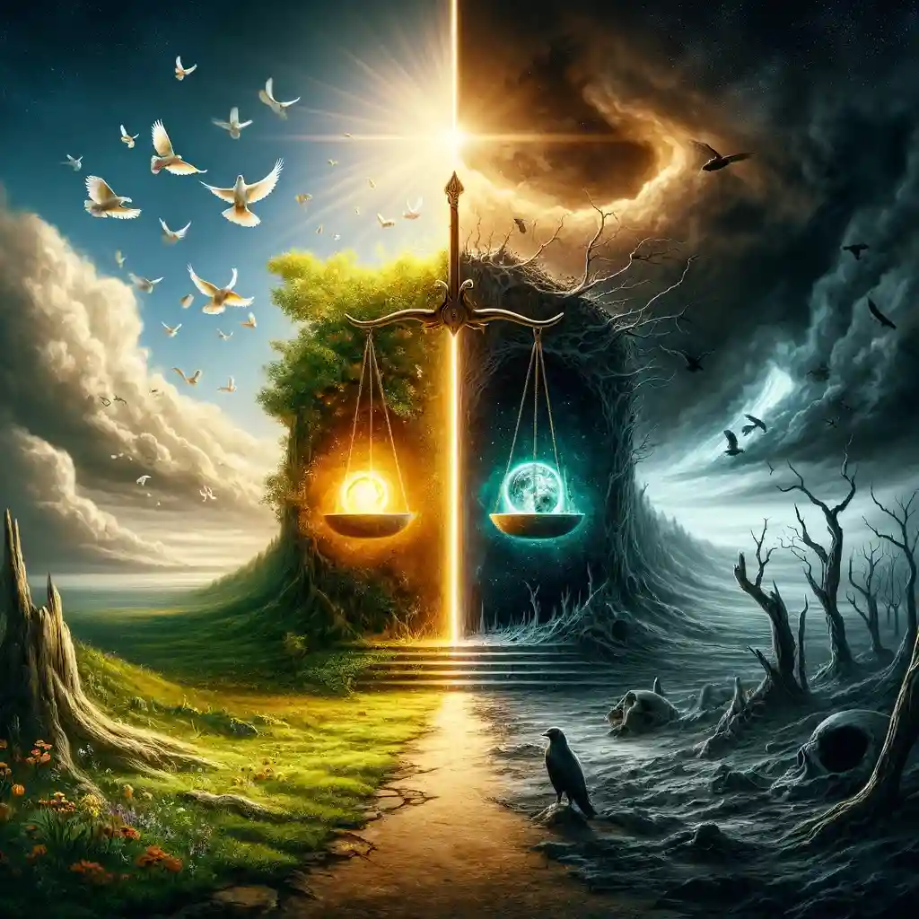 Мир на грани разделения на добро и зло