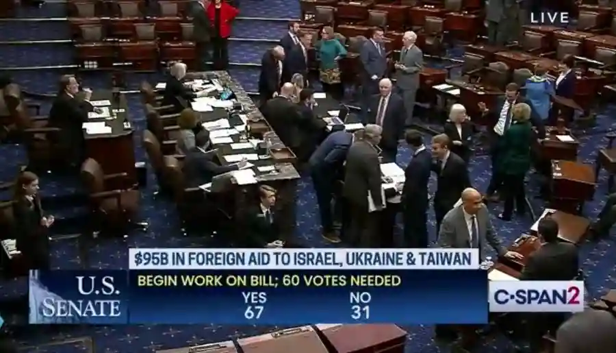 Голосование в Сенате.