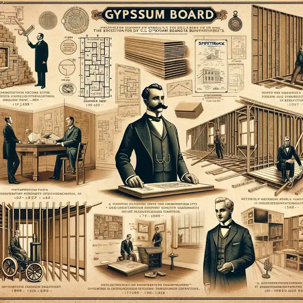 Від експерименту до інновації: Історія походження гіпсокартону