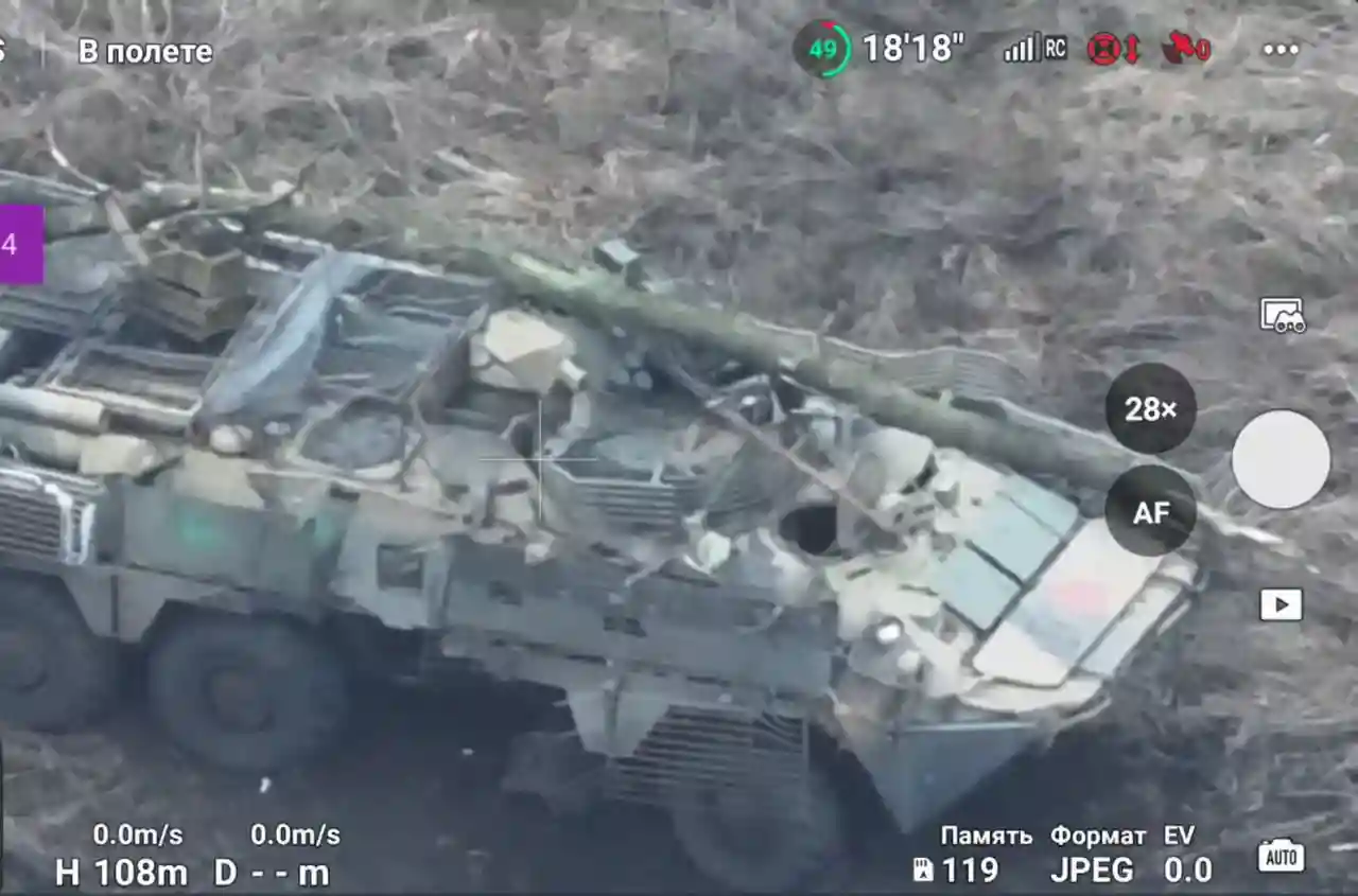 В течение января 2024 было верифицировано уничтожение 10 российских БТР-82АТ.