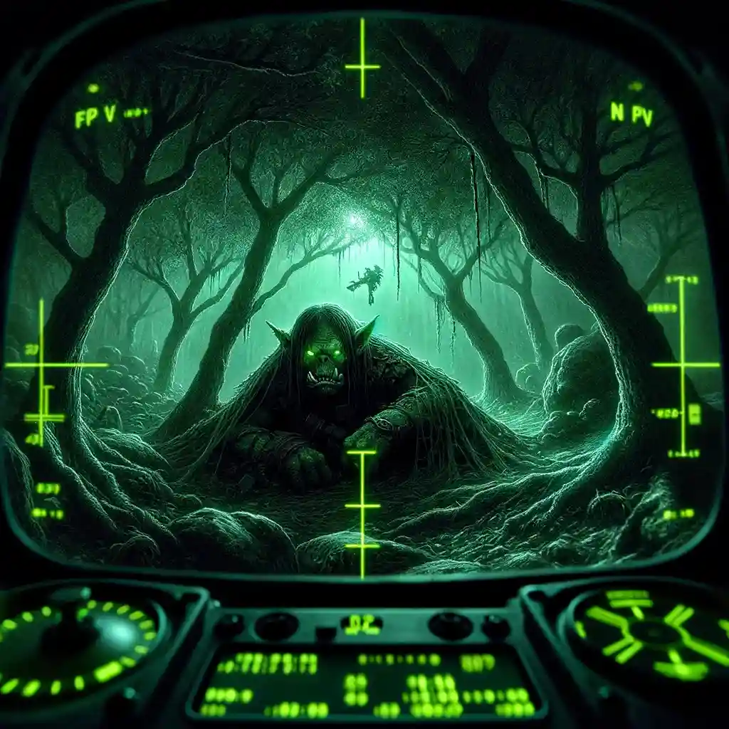 Первое применение тепловизионных FPV-дронов