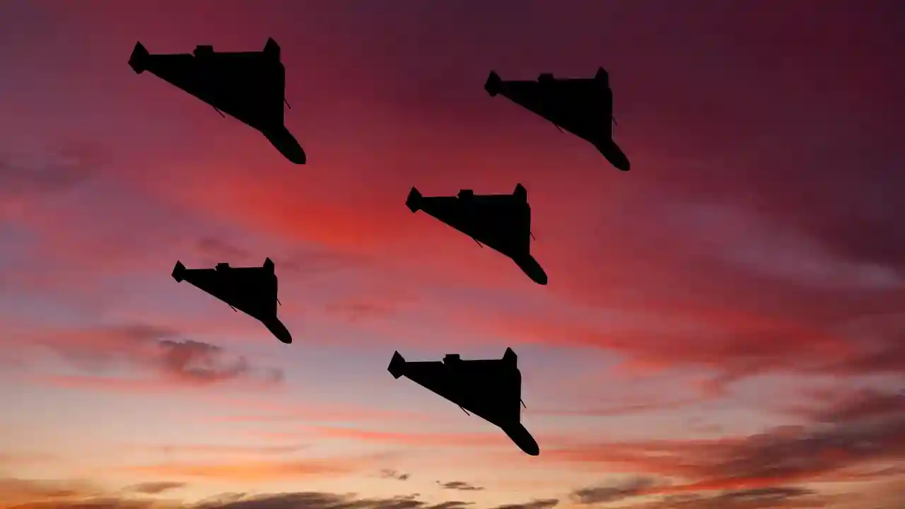 Один из фрагментов сегодняшней борьбы с дронами-камикадзе…