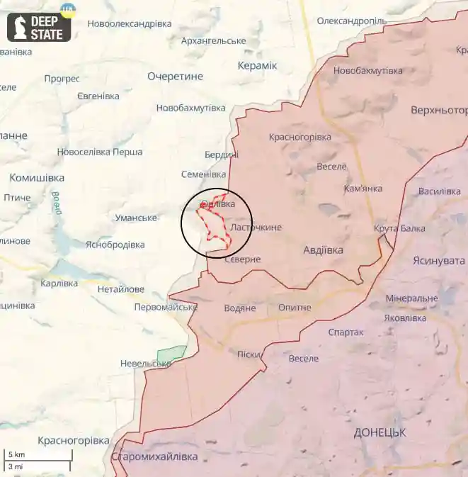 Объясню на примере Авдеевки