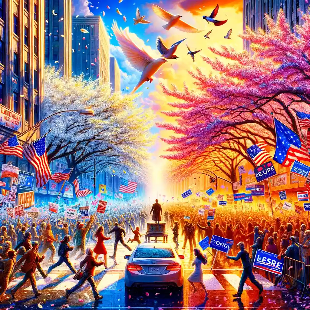 Предвыборная гонка в США. Ощущение весны.