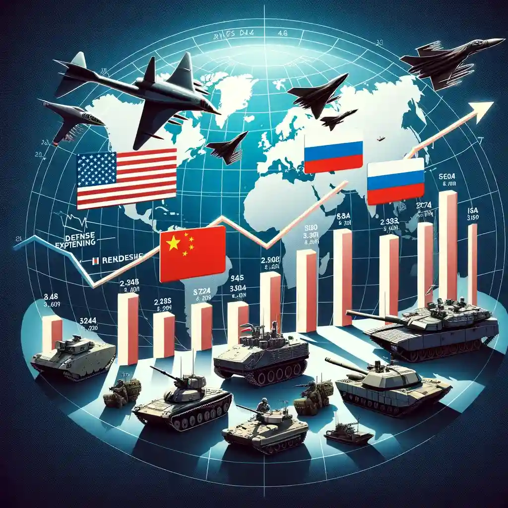 Рекордный рост глобальных расходов на оборону