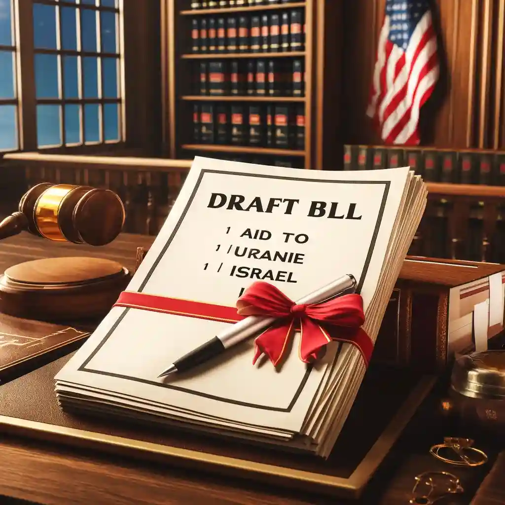 Черновик законопроекта о помощи Украине, Израилю и Тайваню готов.