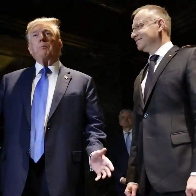 Дуда в гостях у Трампа.