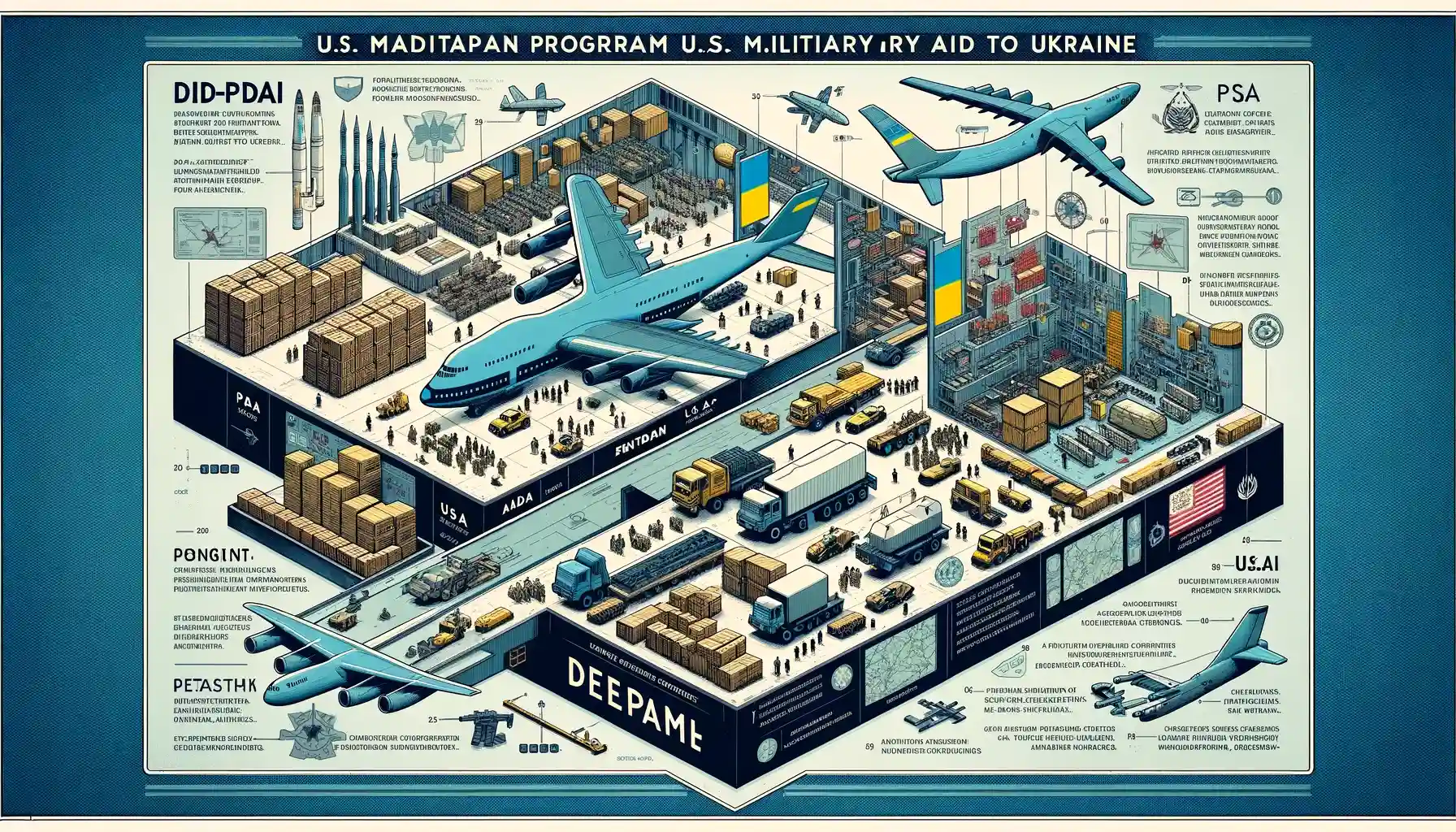 Разбор структуры и деталей американской военной помощи