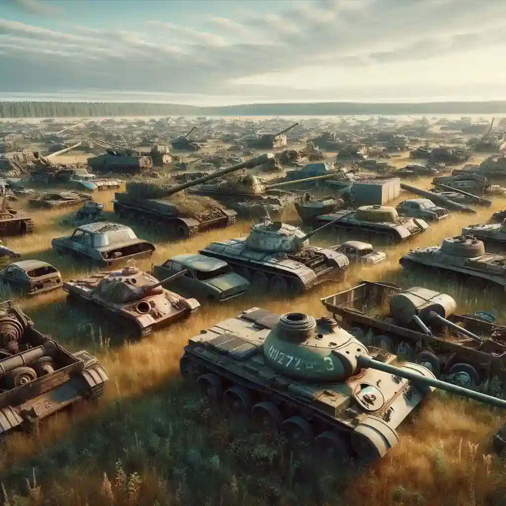 Кладбища российской техники