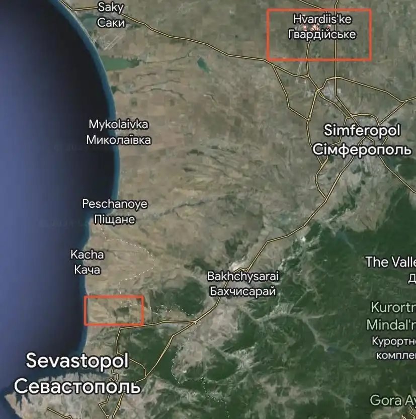 Аэродромы Крыма опять все сбили