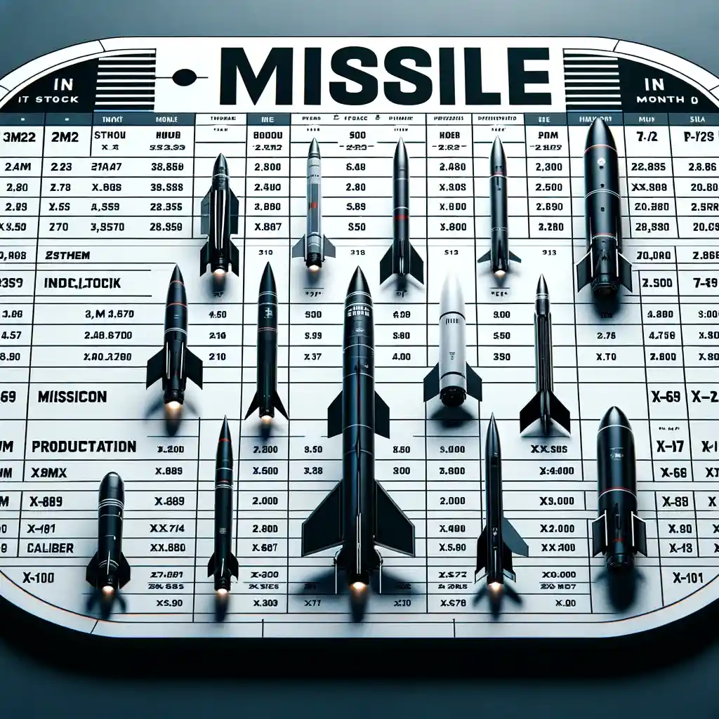 Что у России в арсенале: последние цифры по ракетам