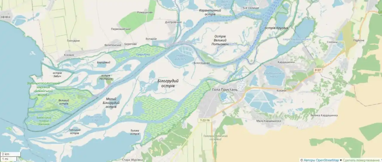 Крынки… Острова окрашиваются…