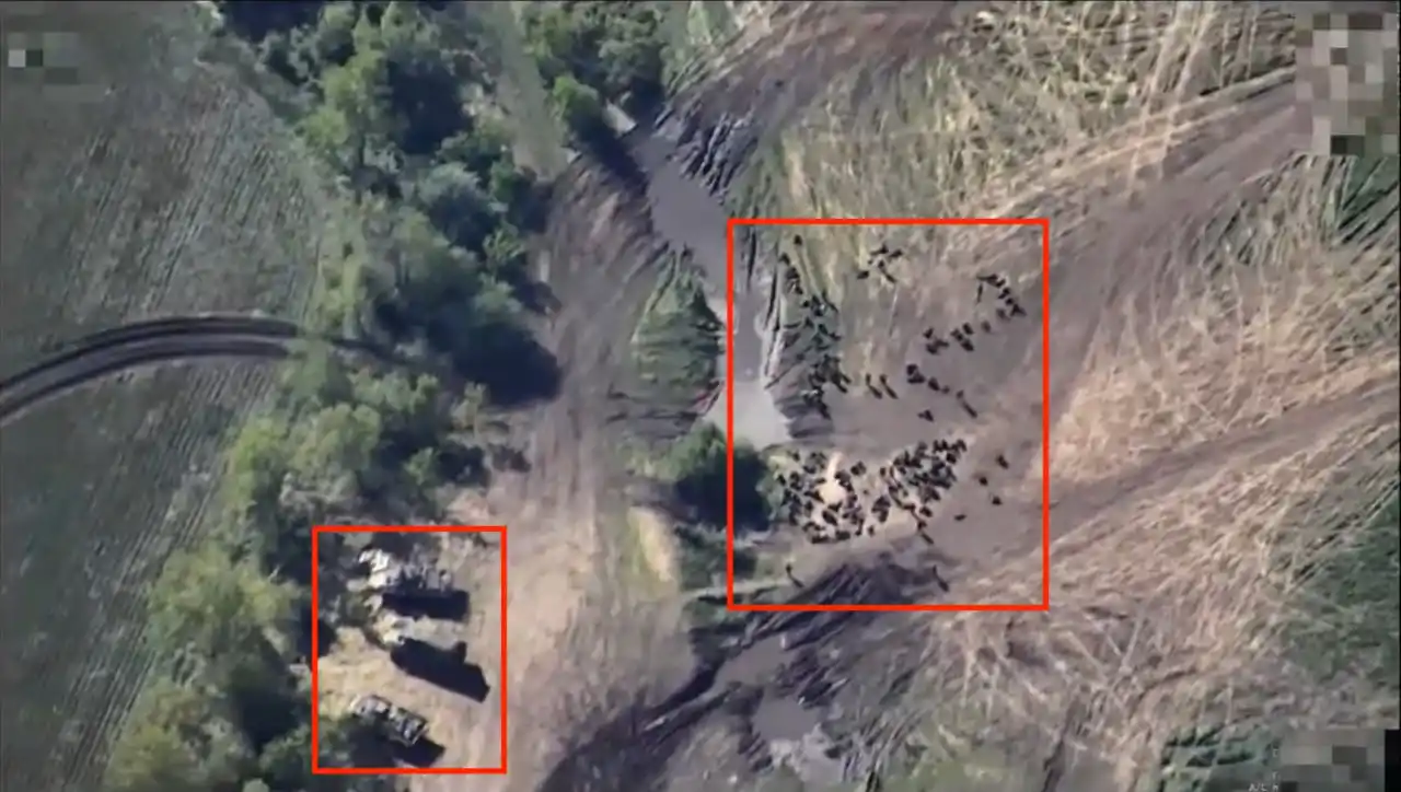 Удары ATACMS по скоплению орков