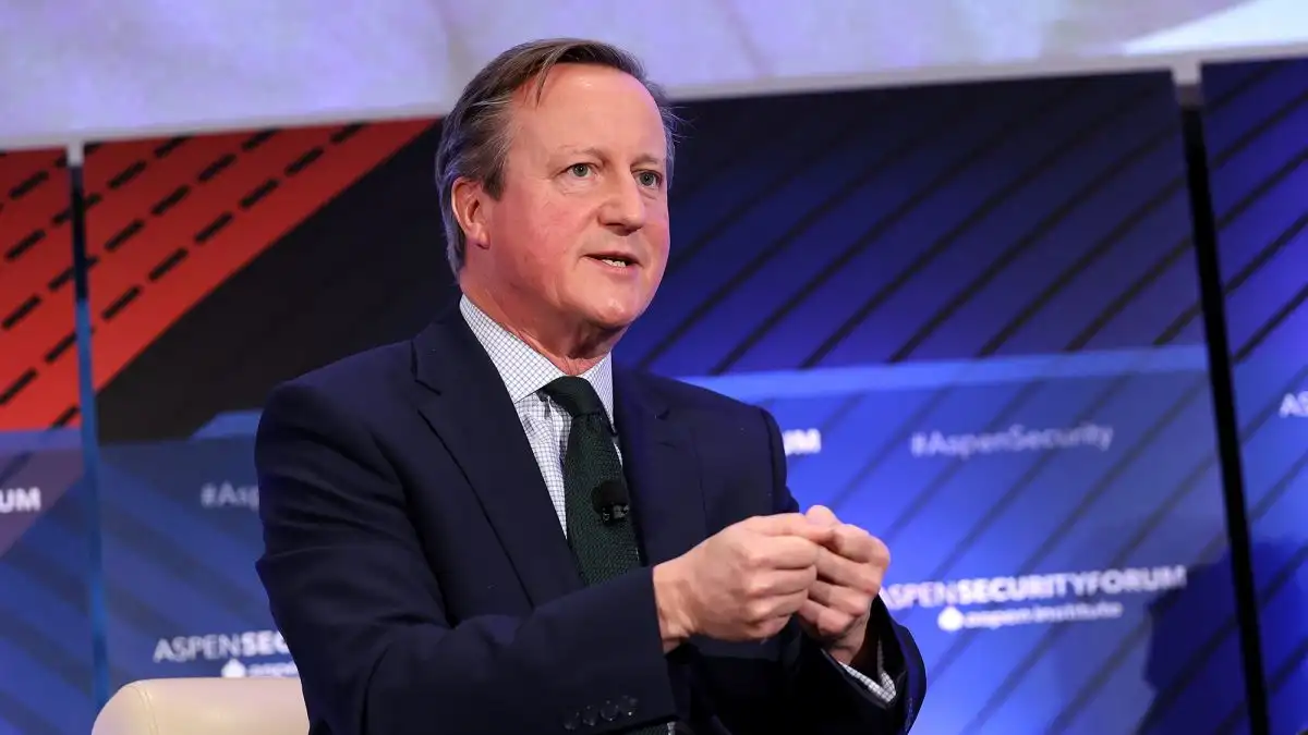 Выступление главы МИД Великобритании Кемерона в Берлине