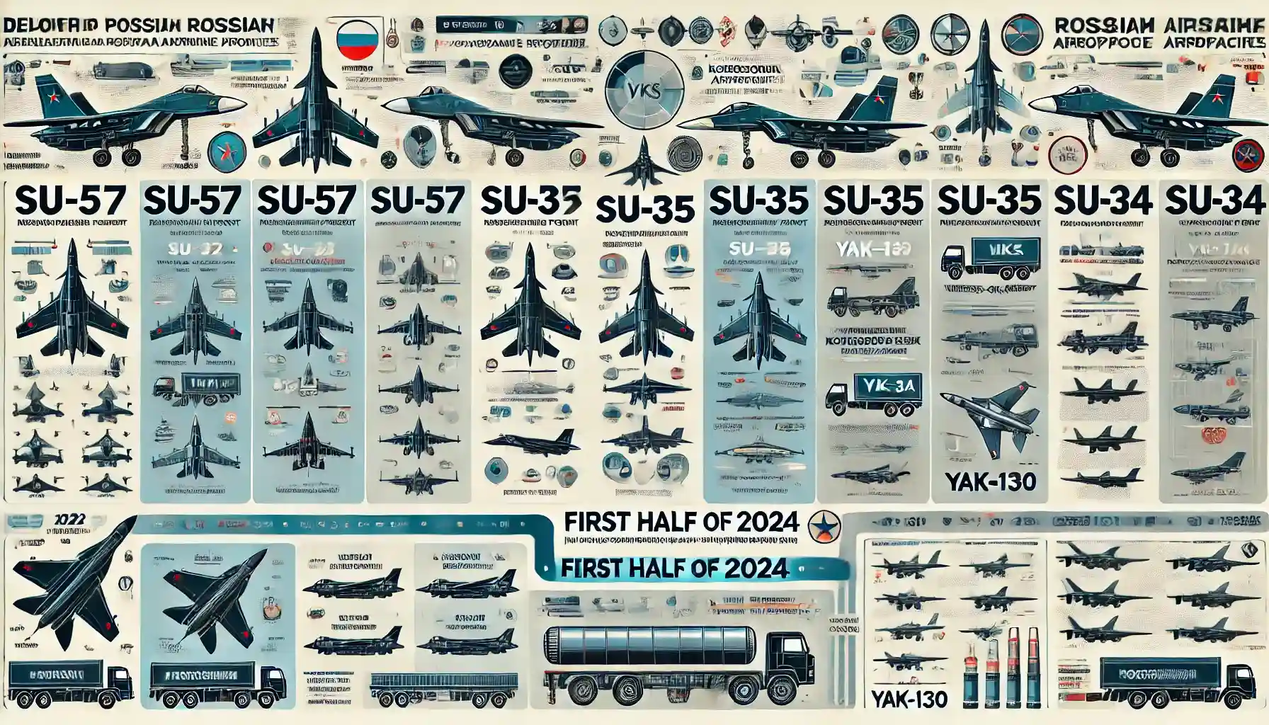 Новые боевые самолеты ВКС РФ в условиях войны