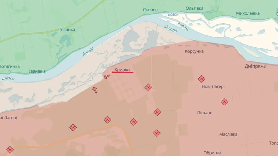 СОУ вышли из Крынок