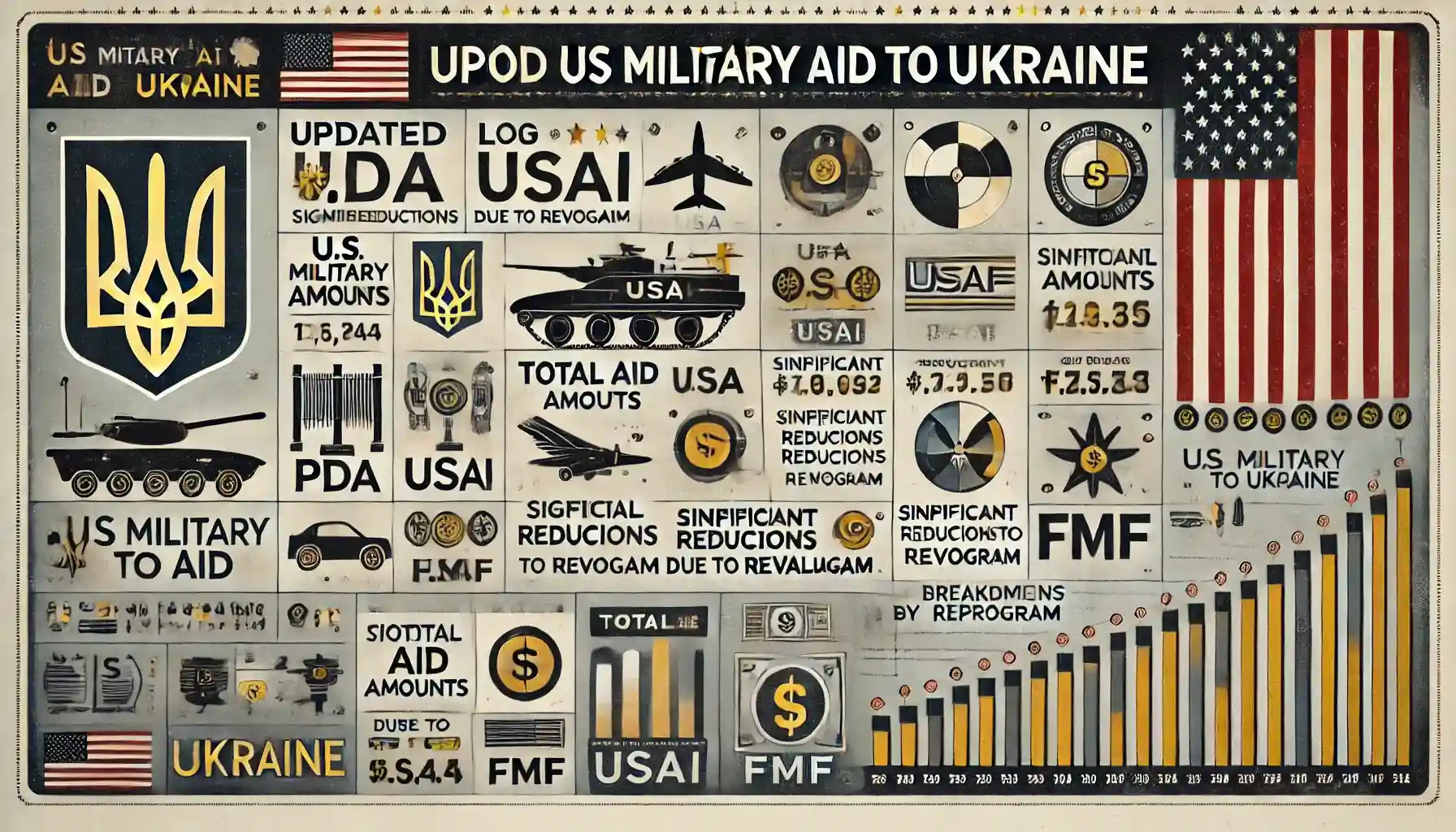 Обновленный лог военной помощи США Украине 30.07.2024