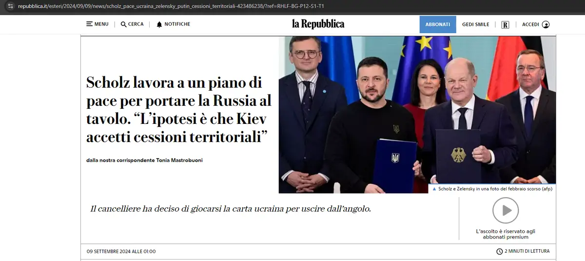 План Шольца и переговоры: временные уступки или стратегическое ожидание?