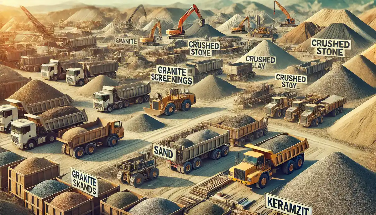 Сыпучие строительные материалы