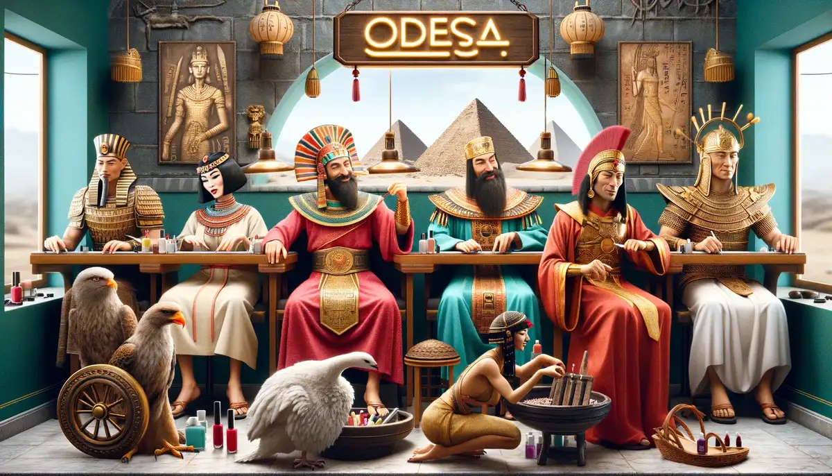 Кто чаще посещал бы маникюрный магазин 'Одесса' в древности?