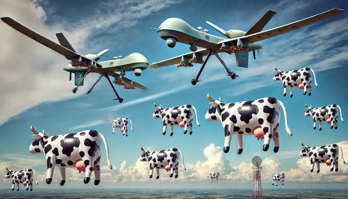 Воздушный бой с коровами