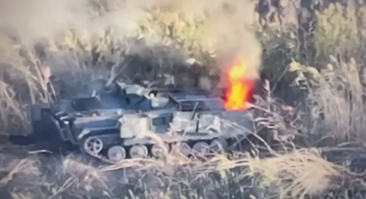 Уничтожена БМП-1АМ «Басурманин»