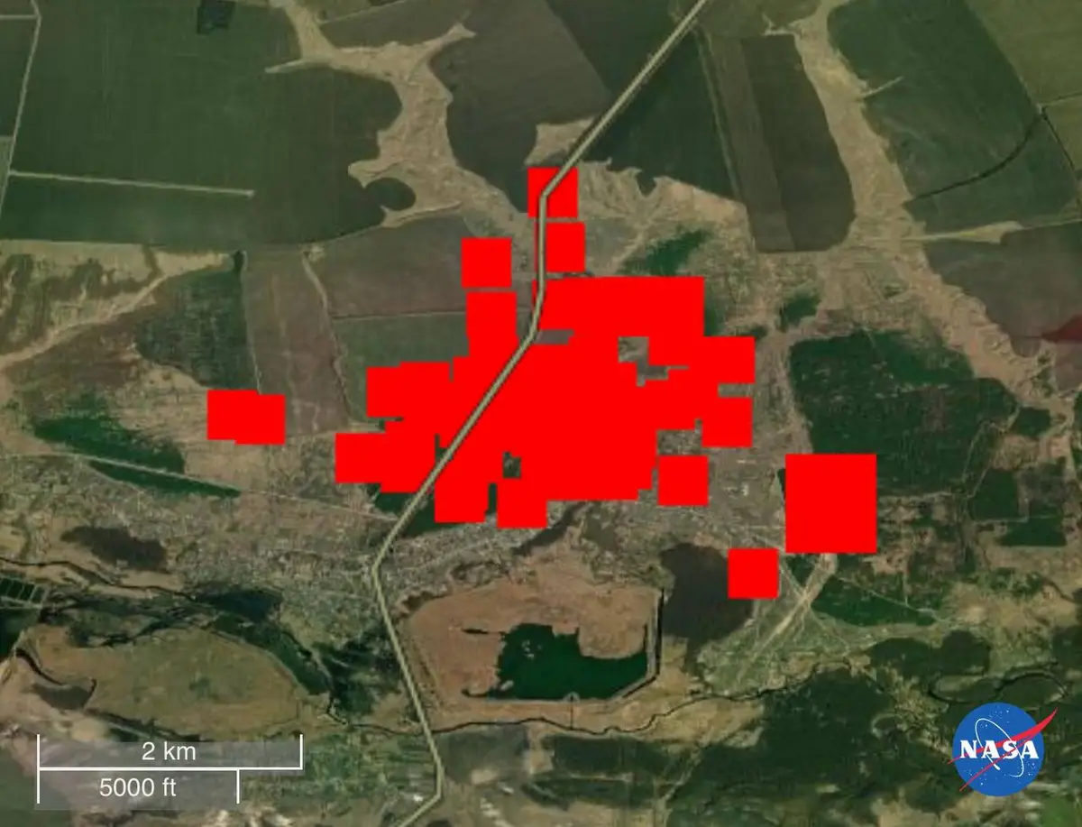 Детонация в Острогожском районе после падения БПЛА