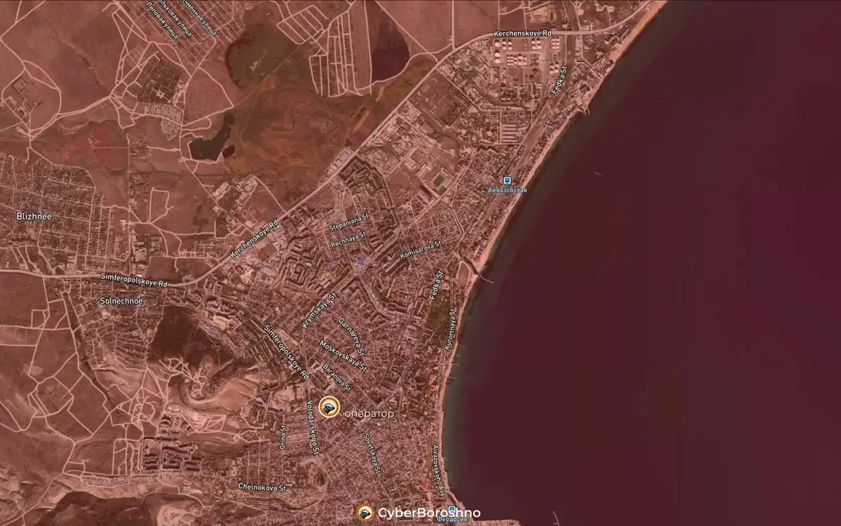 Удар по нефтебазе в Феодосии 1 2 34