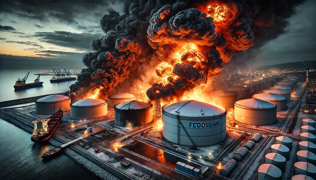 Очередной взрыв на Феодосийской базе