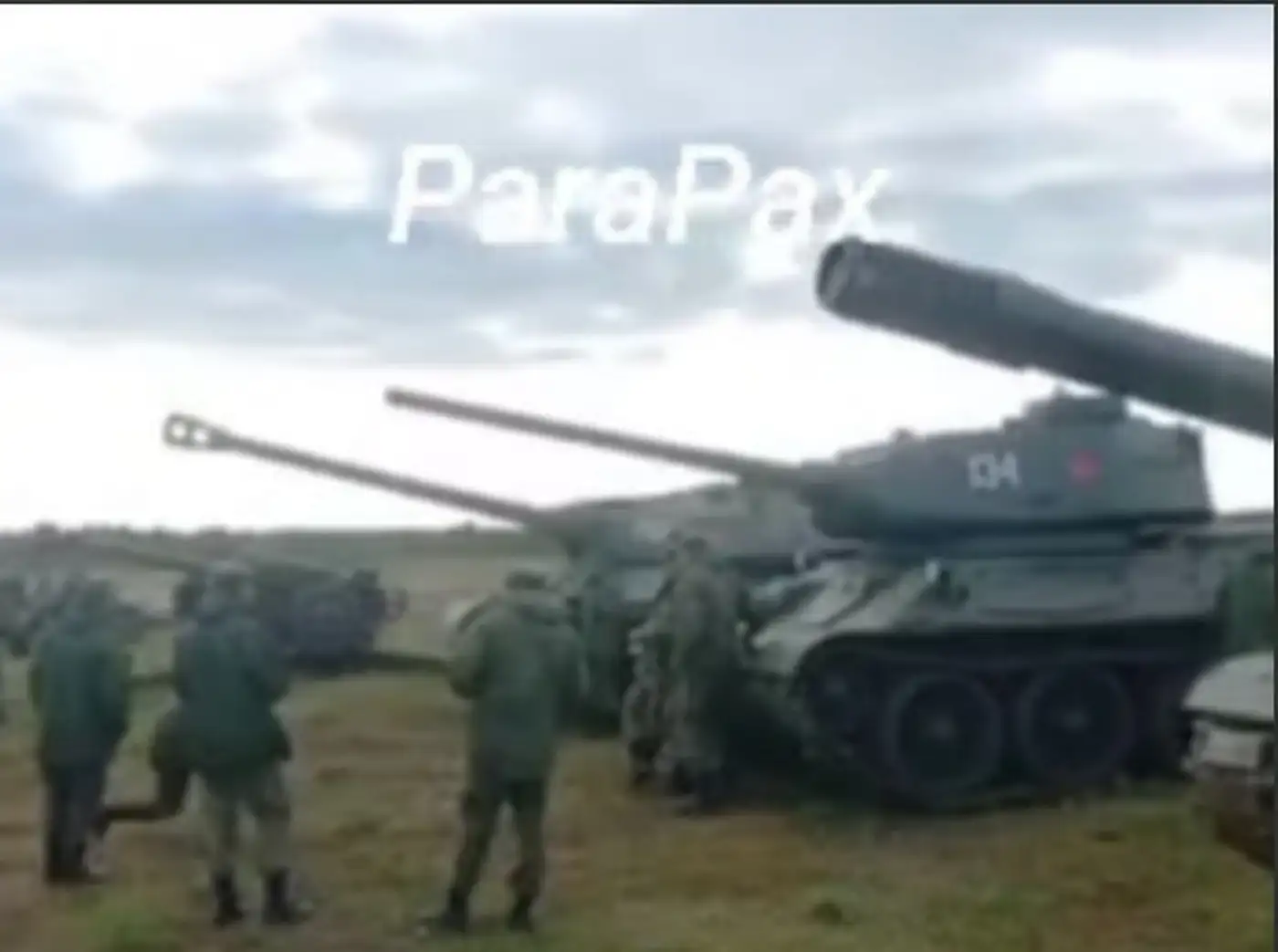 Т-34 и ИС-3 на полигоне РФ