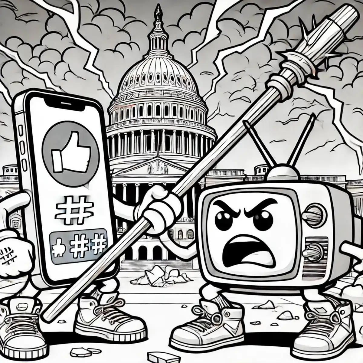 Социальные медиа против телевидения