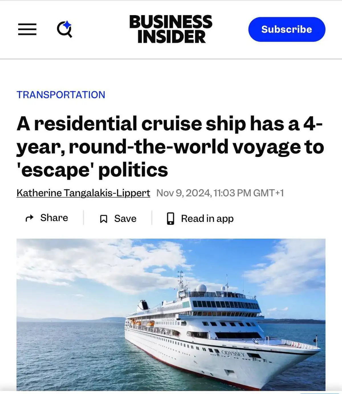 Четырехлетний кругосветный круиз для желающих избежать политики Трампа