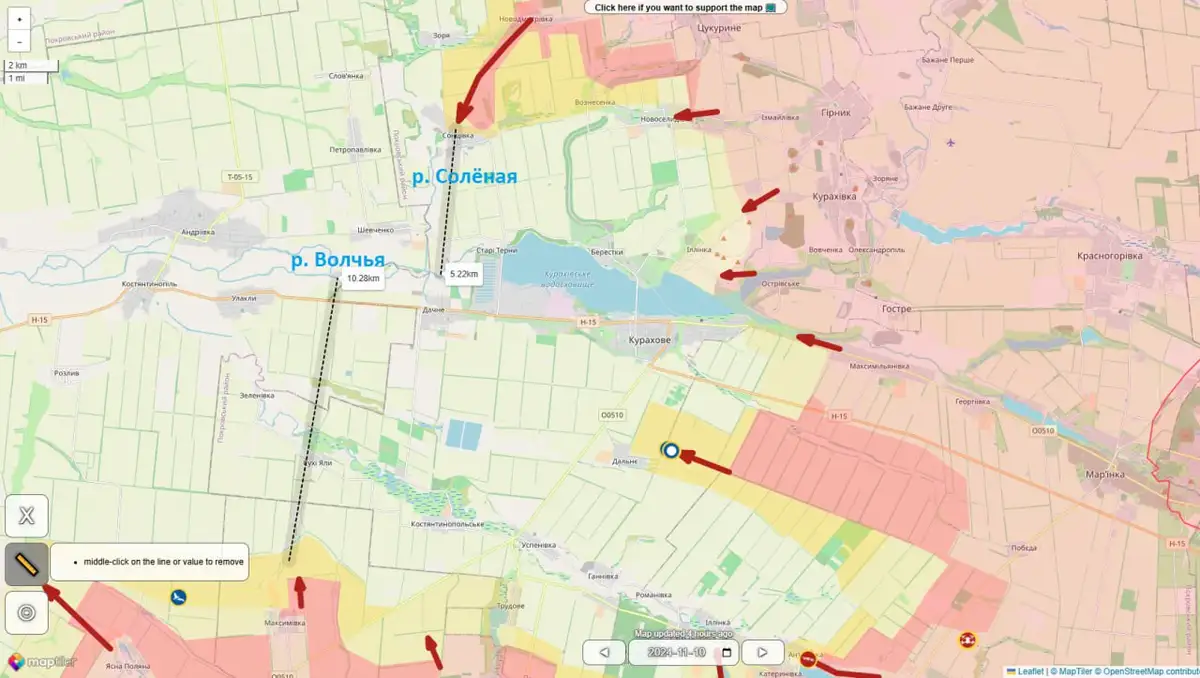 Оккупанты подорвали дамбу Кураховского водохранилища