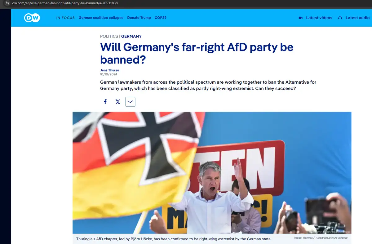 Германия против 'АдГ': путь к запрету 1 1 219