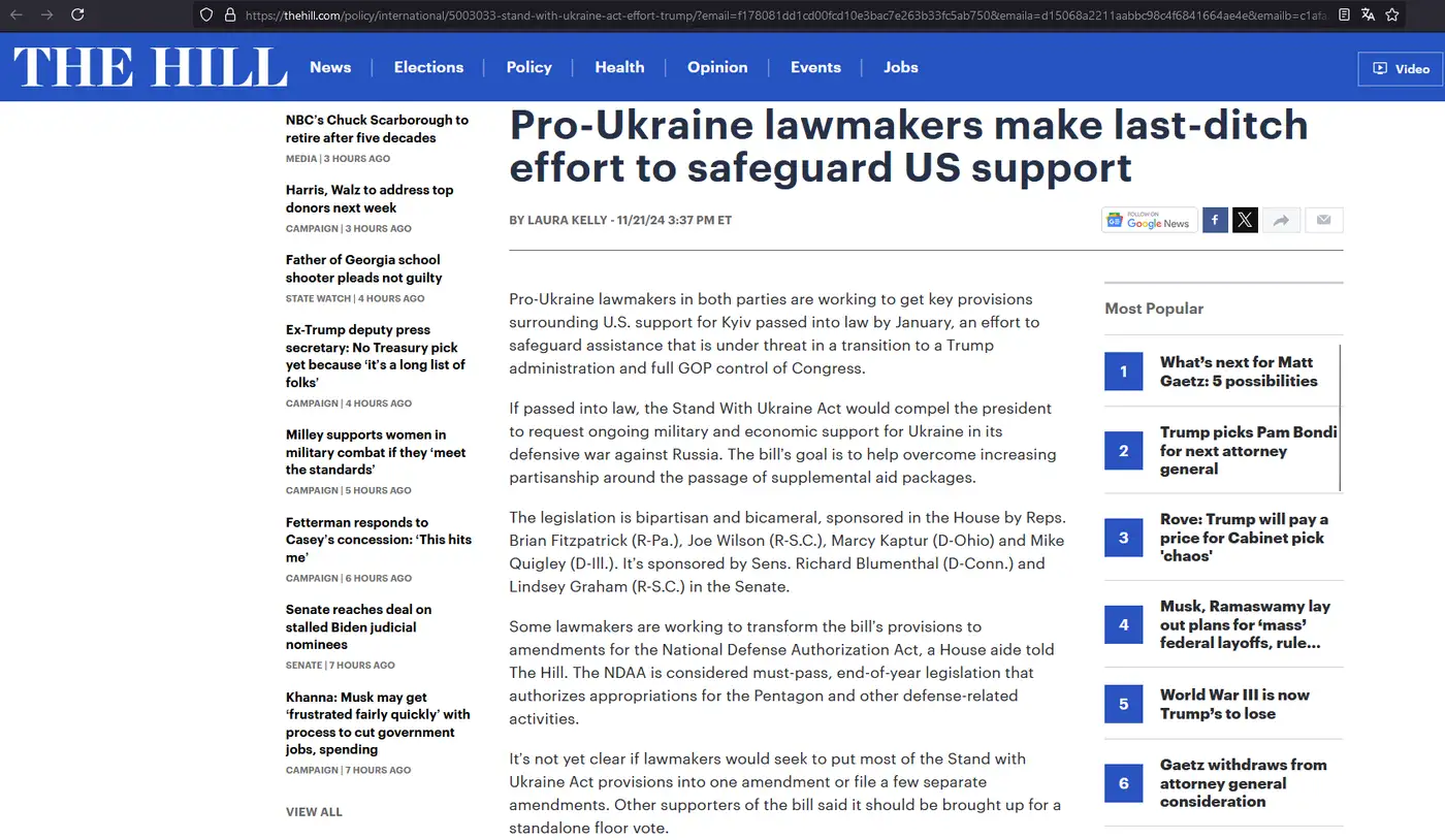 Байден спешит с Украиной