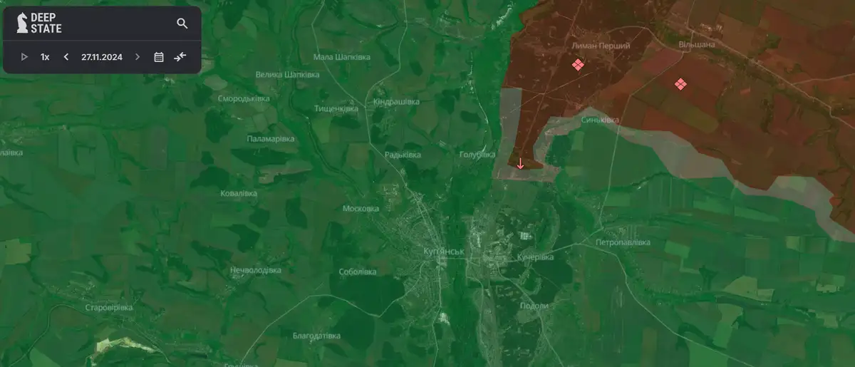 "Новомлынский плацдарм" через реку Оскол