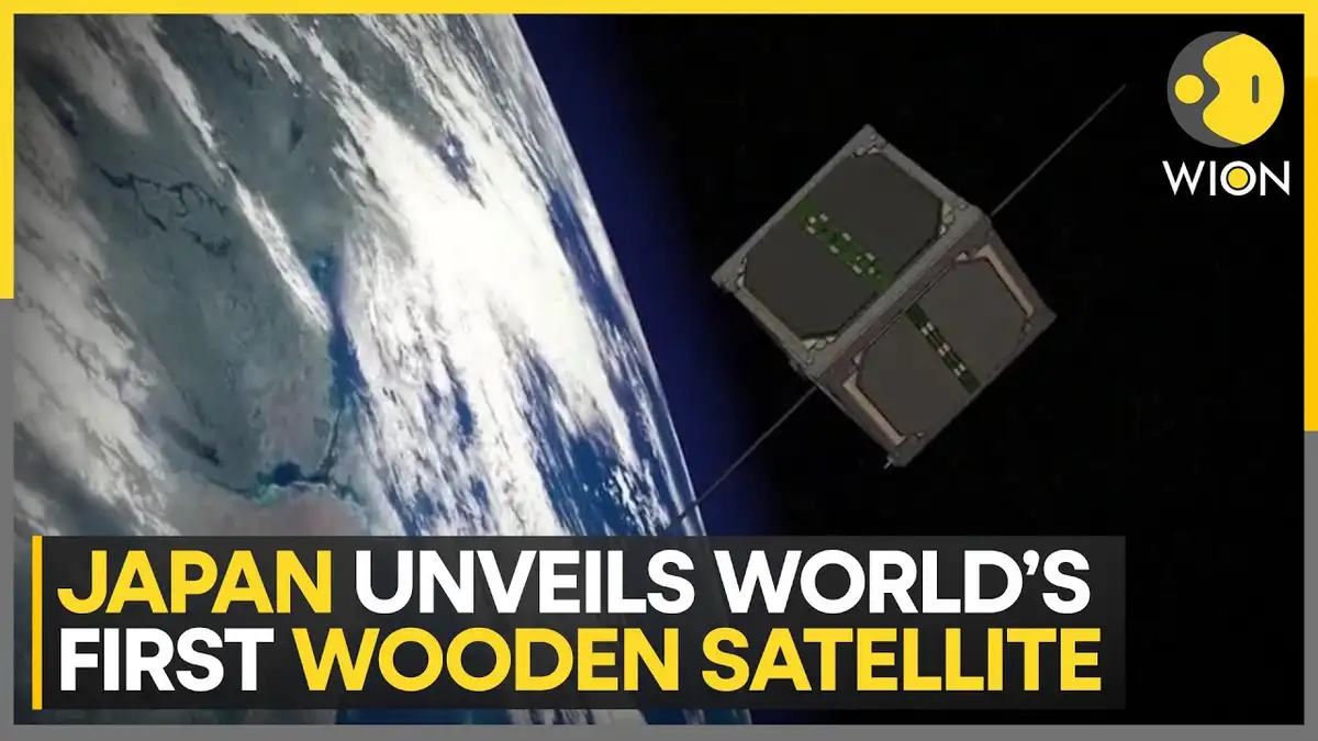 Япония отправила на орбиту первый в мире деревянный спутник