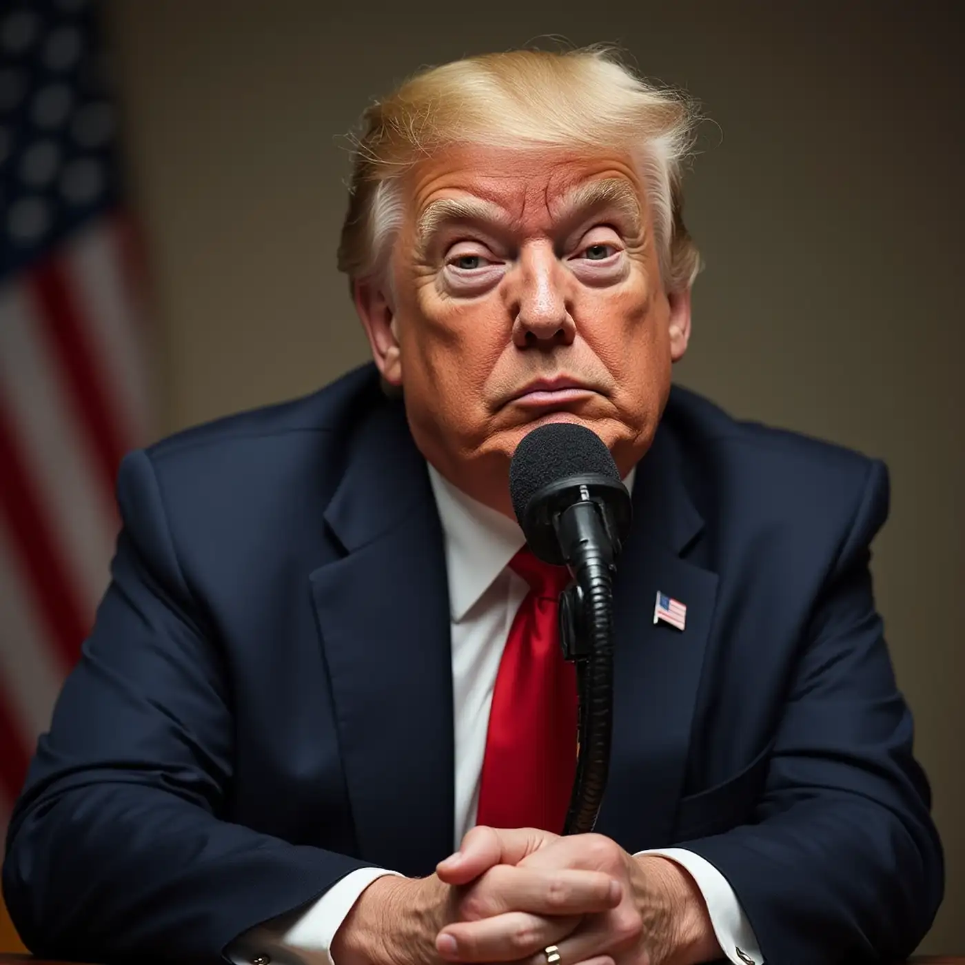 Трамп. Микрофон. Минет. Дно..