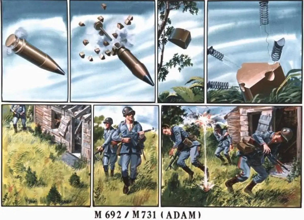 Мины ADAM и остатки ATACMS