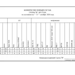Документы ВС РФ: численность и потери 2-й роты