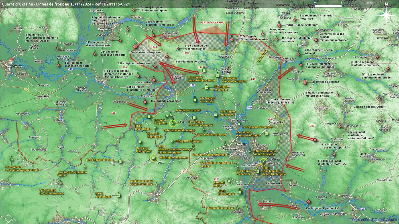 Poulet Volant: Новые карты о ситуации на фронтах 1 5 24