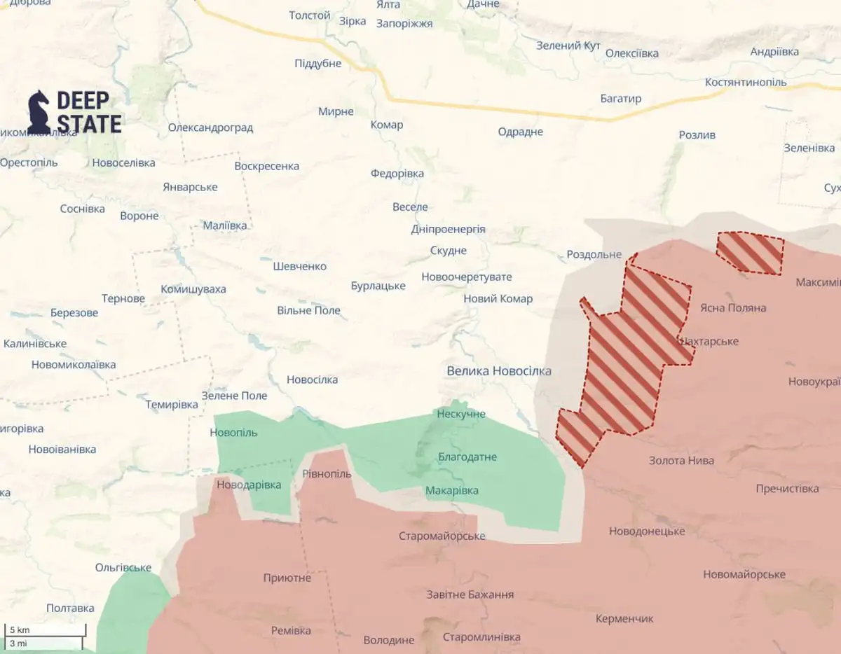 Начало битвы за Великую Новоселку