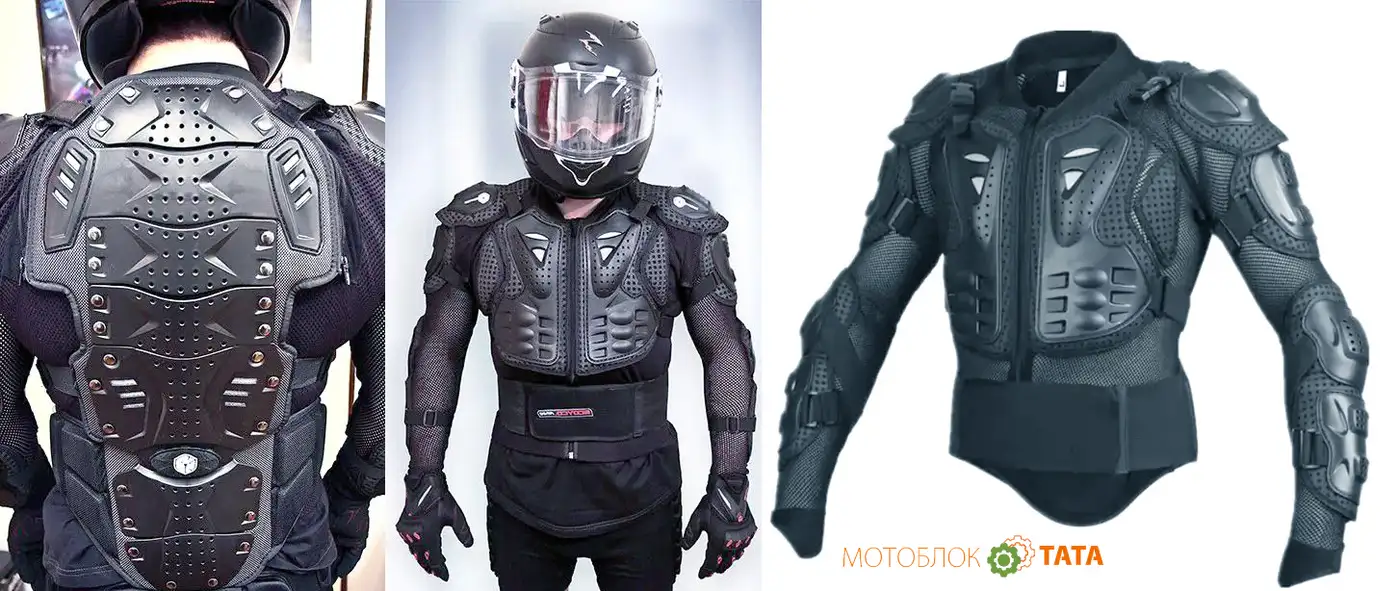 Главные элементы защиты мотоциклистов