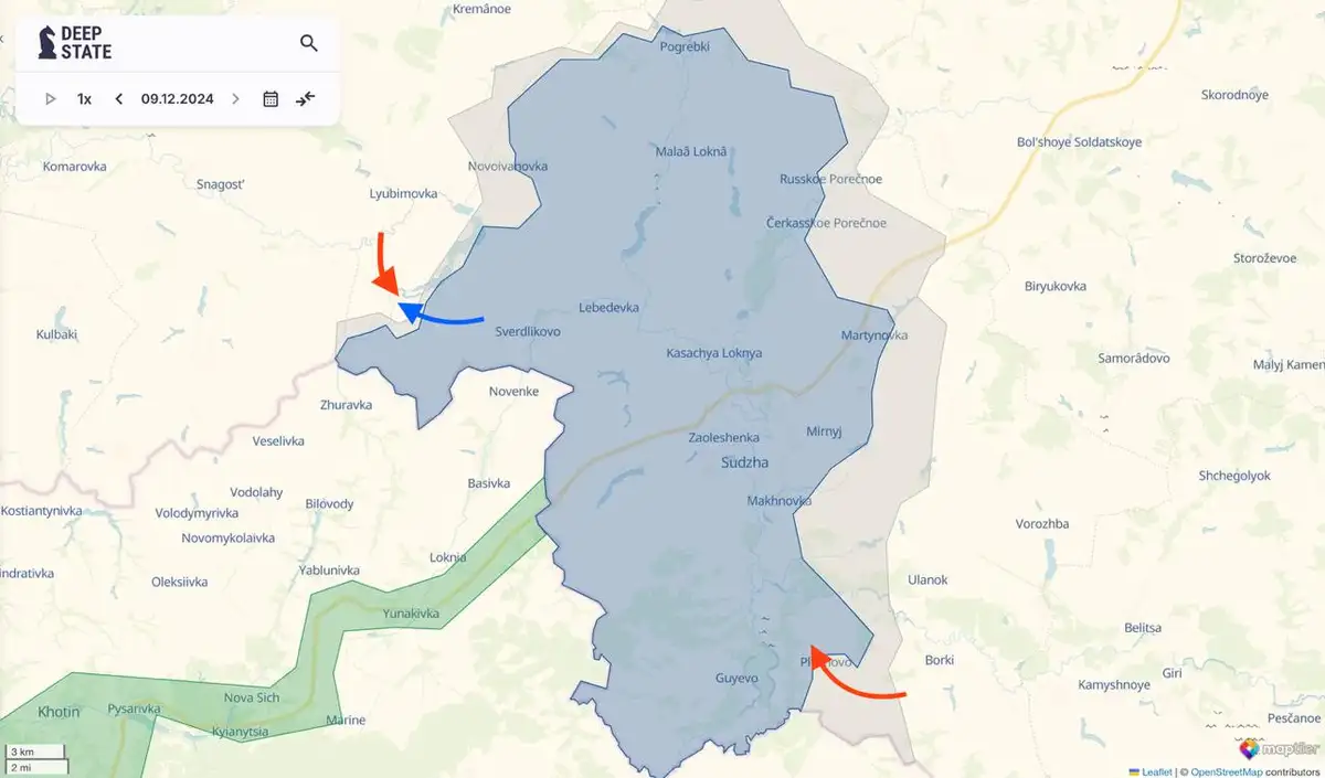 Боевые действия в Курской области